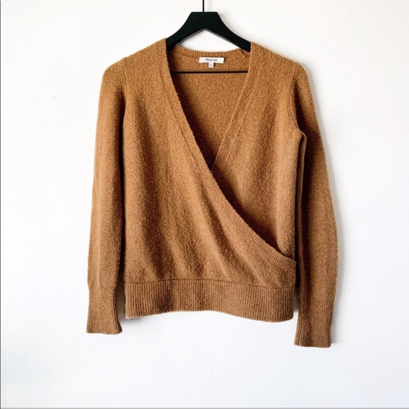 Madewell Sweaters - Madewell Wrap Front Pullover Sweater XXSmall